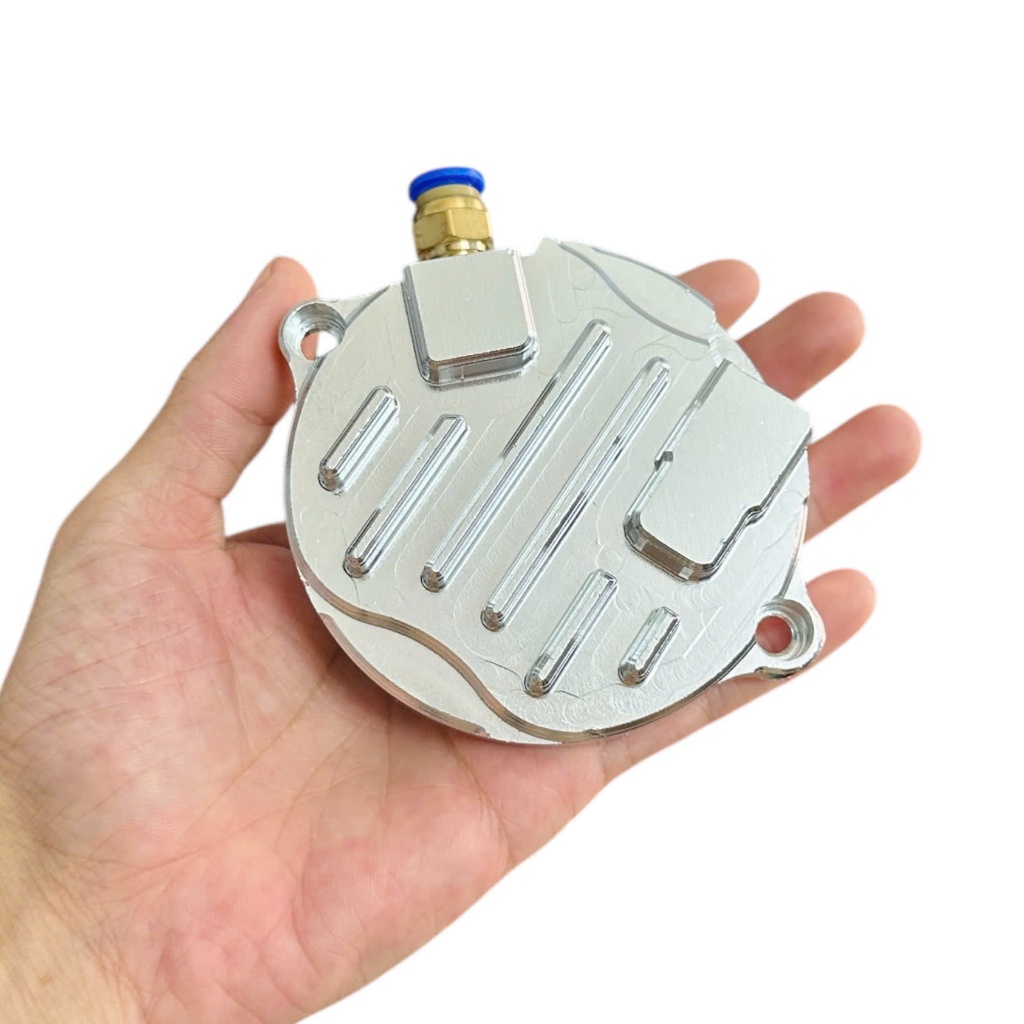 Nắp tròn đầu lòng Redleo 4val Wave-Dream-Future, có bẫy nhớt, có lỗ thông hơi không ghỉ