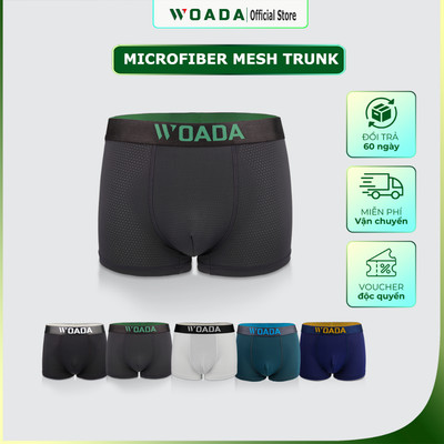 [COMBO 5] Quần Lót Nam Chất Liệu Microfiber Mesh Mát Lạnh Cao Cấp Thương Hiệu WOADA LK162