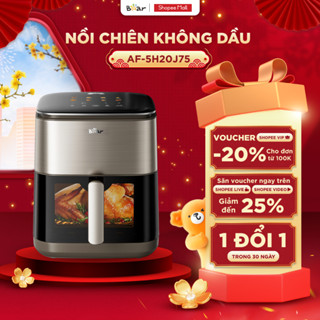  Nồi Chiên Không Dầu BEAR 6L Nồi Chiên Hơi Nước Giảm Dầu Mỡ Nồi Chiên Không Dầu Đa Năng Thức Ăn Healthy AF-5H20J75 