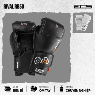  Găng Tay Boxing Chính Hãng Rival Găng Tay Đấm Bốc Rival RB50 Da Bò Chuyên Đấm Bao Pad 
