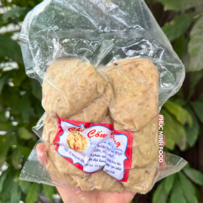 Chả Cốm Hà Nội - Chả cốm ăn bún đậu hoặc chiên chấm với tương gói 500gram