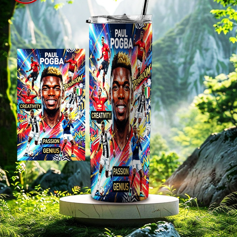 LY GIỮ NHIỆT CAO CẤP IN HÌNH PAUL POGBA MẪU 1