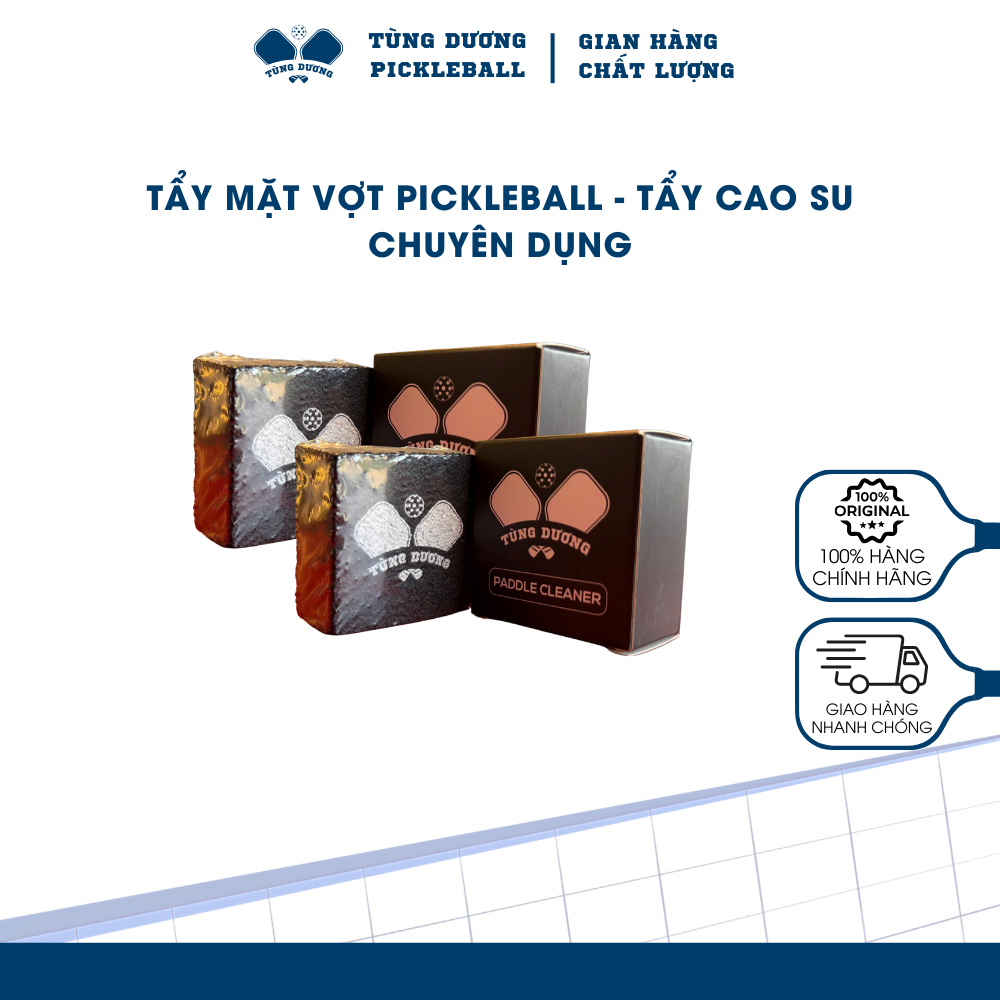Tẩy Mặt Vợt Pickleball Cao Su Tùng Dương Sport | Làm Sạch Mặt Vợt, Tăng Độ Bám, Bền Vợt