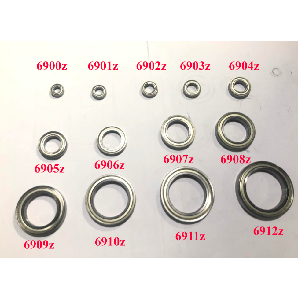 Vòng Bi – Bạc Đạn 6900Z → 6912Z | Thép Chịu Lực – Quay Êm – Nắp Z Chống Bụi