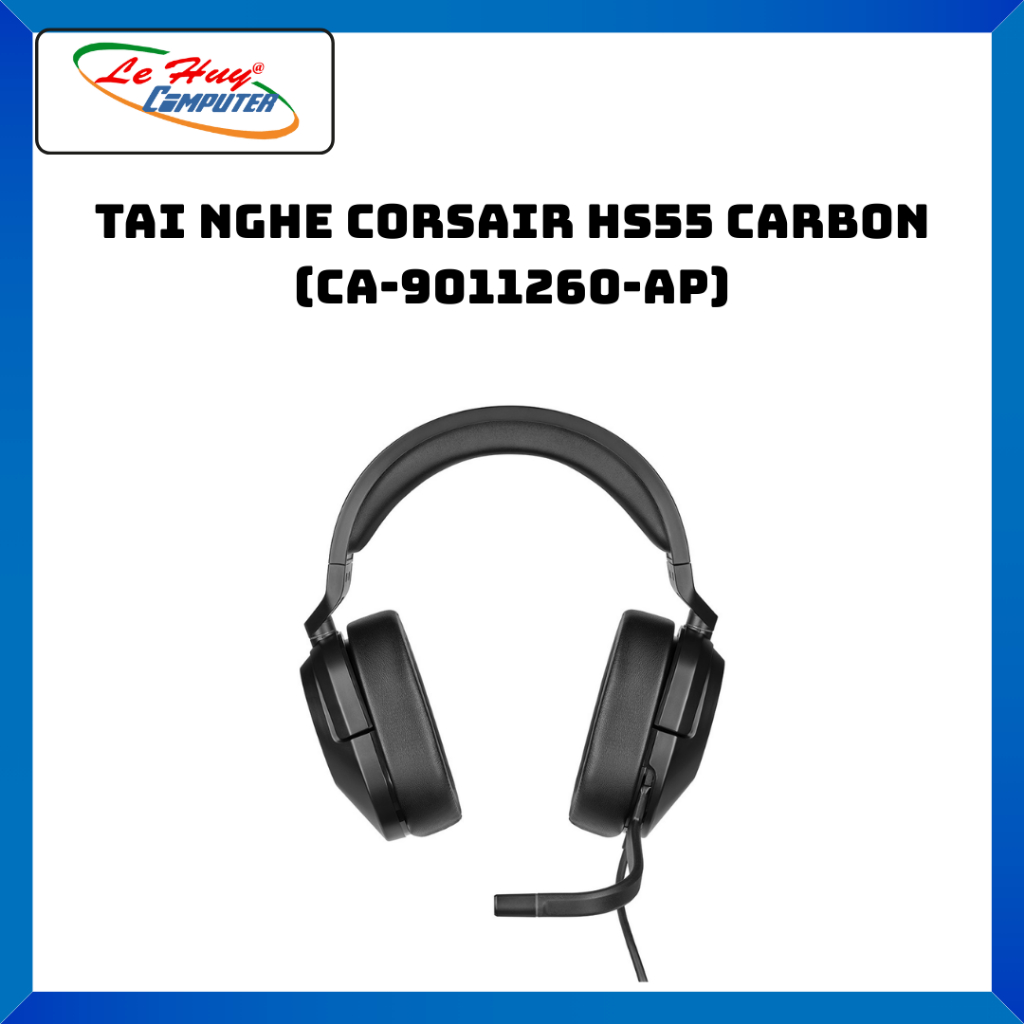 Tai Nghe Corsair HS55 Carbon - Hàng Chính Hãng