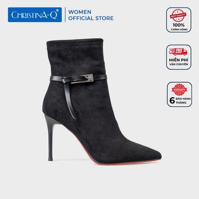 Giày Boots Nữ Cao Cổ Mũi Nhọn CHRISTINA-Q BON011I