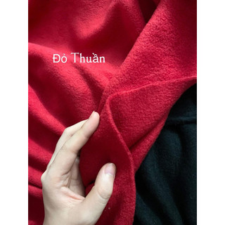 Vải nỉ bông cotton 2 mặt xuất dư (Khổ 1m6)