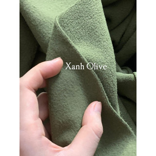 Vải nỉ bông cotton 2 mặt xuất dư (Khổ 1m6)