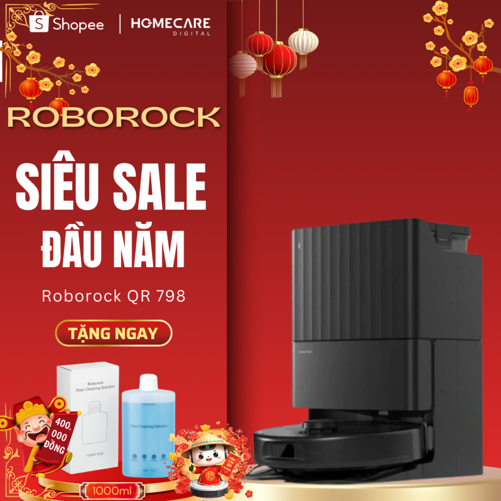 Roborock Qrevo 798 - Hàng Chính Hãng