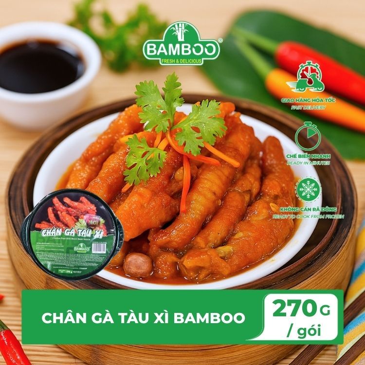 Chân Gà Tàu Xì BAMBOO – Dimsum HongKong Chuẩn Vị (270g)