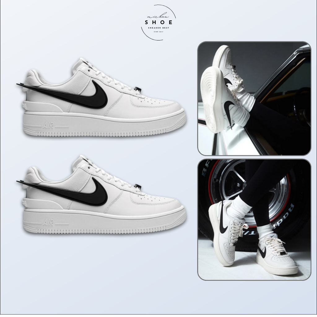 Giày Nike Air Force 1 Ambush White Black Trắng Đen Bản SC Cao Cấp