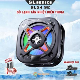  Quạt tản nhiệt điện thoại sò lạnh từ tính có ngàm kẹp rời SL54 SE Led RGB Gaming hỗ trợ tăng FPS Game Mobile Liên Quân 