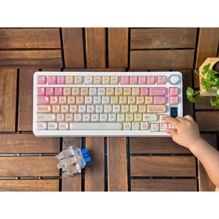  Bàn phím cơ Aula S75 Pro  3 Chế độ kết nối  Hotswap  Led Rgb  Màn tùy chỉnh   Núm xoay Bảo hành 12 tháng 