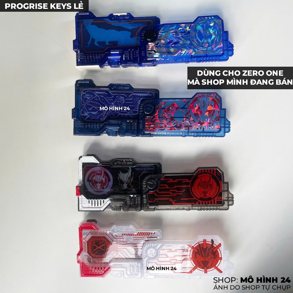 Mô hình đồ chơi Progrise Keys Lẻ cho Driver Zero One Bootleg Mô hình 24 Kamen Rider ProGriseKeys Key