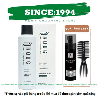  GÔM ROUG | Gôm Xịt Tóc Keo Xịt Tạo Kiểu Tóc Nam Roug Hair Spray Tạo Nếp Tự Nhiên 250ml 