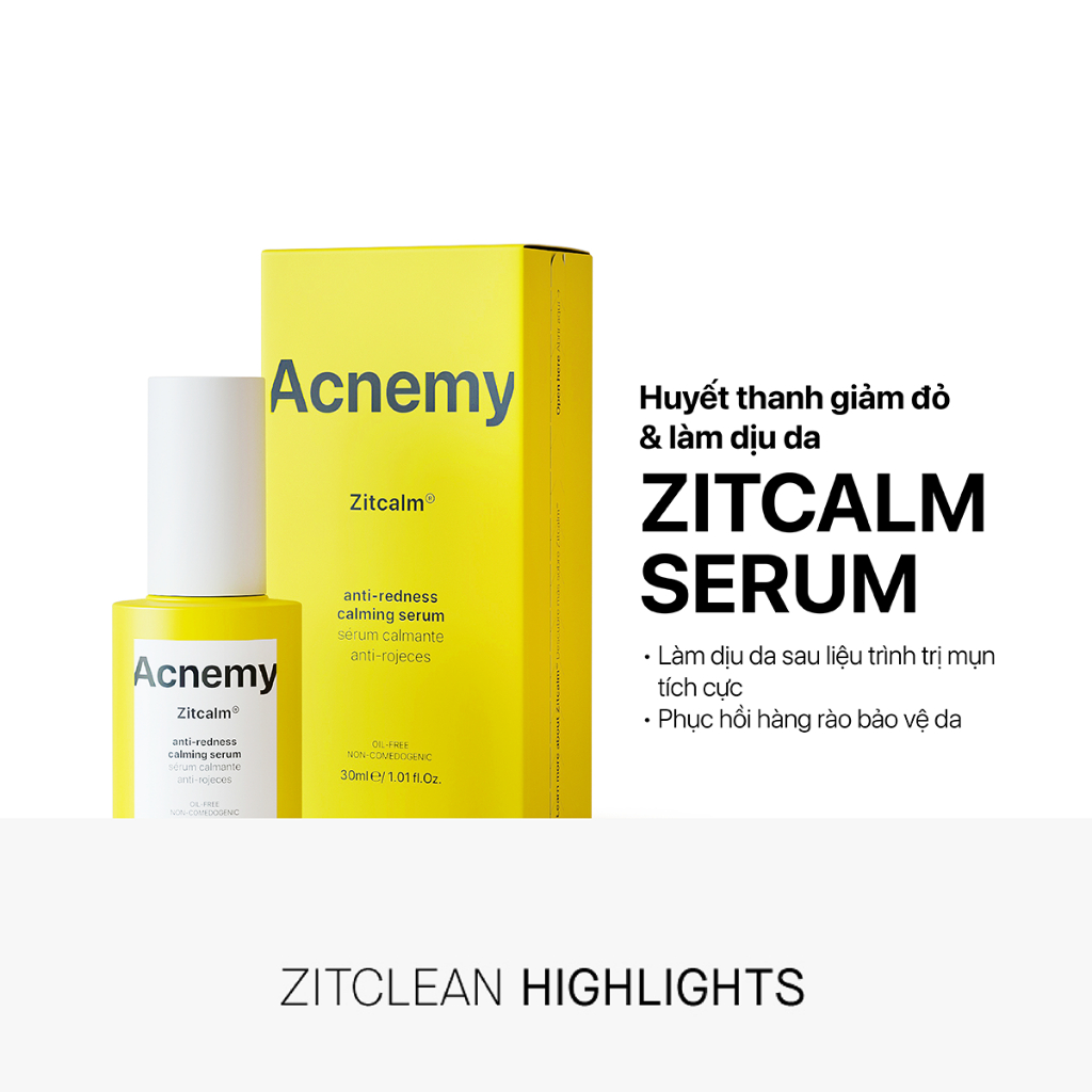 Huyết thanh dưỡng ẩm, làm dịu da ACNEMY ZITCALM SERUM 30ml