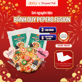   ABBY TẶNG TÚI ĐỰNG  Set làm bánh Pepero - Nguyên liệu làm bánh quy tại nhà - Thành phẩm 40 bánh set 