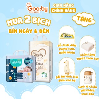   Combo quà  2 Bịch Tã bỉm Gooby Extra và Premium mềm mại siêu thấm hút đủ size cho bé 4-30KG 