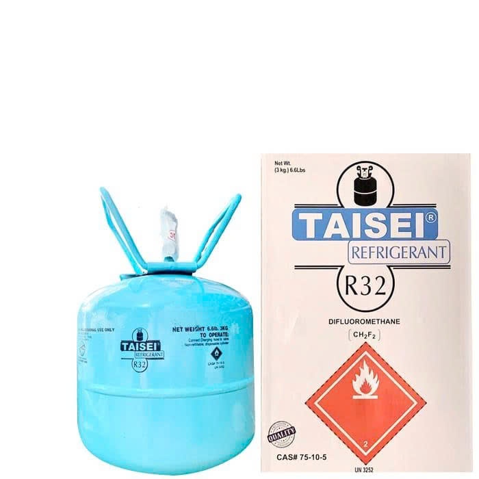 Gas lạnh Taisei R32 bình 3kg - dùng cho điều hòa máy lạnh