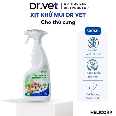 Chai Xịt Khử Mùi Cho Thú Cưng DrVET Khử Mùi Hôi Hiệu Quả - Pet Odor Eliminator