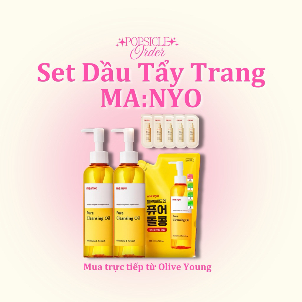 [SẴN] Dầu tẩy trang MA:NYO (Độc quyền Olive Young Awards 2025) | Xách tay trực tiếp từ Olive Young H