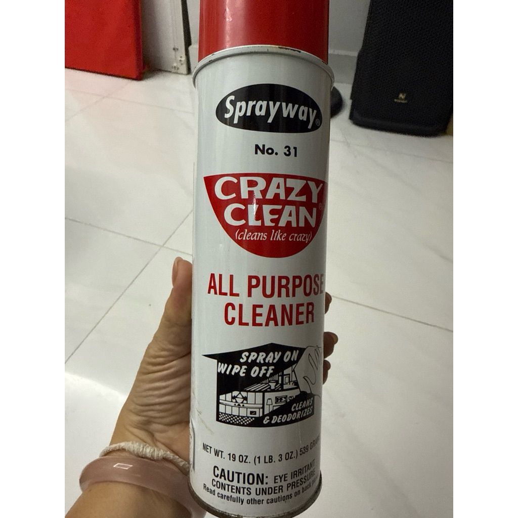 * Chai xịt tẩy đa năng Sprayway No. 31 Crazy Clean All Purpose Cleaner( xuất xứ USA)
