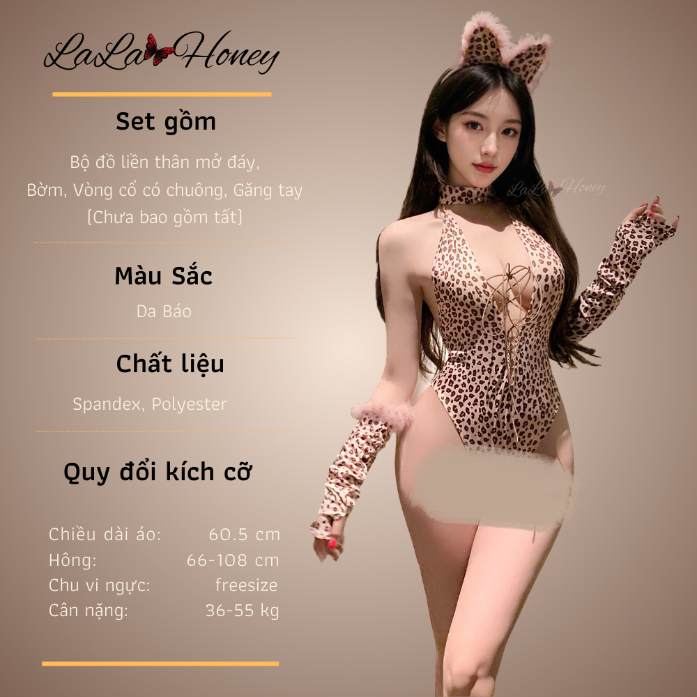 Áo Liền Thân Nàng Báo Quyến Rũ Mở Đáy C232 - LaLaHoney | BigBuy360 - bigbuy360.vn