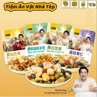  32 Gói Hạt Dinh Dưỡng Ganyuan – Ngũ Cốc Sấy Mix 4 Vị – Ăn Vặt Nhà Tép 
