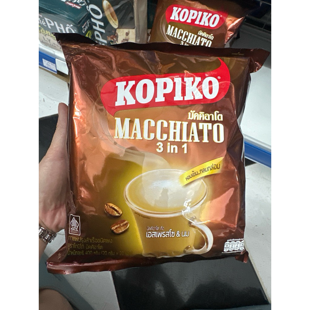 Cà phê hòa tan Kopiko Macchiato 3 in1
