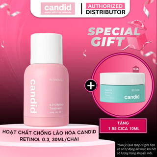  Hoạt Chất Retinol Chống Lão Hóa Toàn Diện Candid Retinol 0.3% Treatment 30ml 