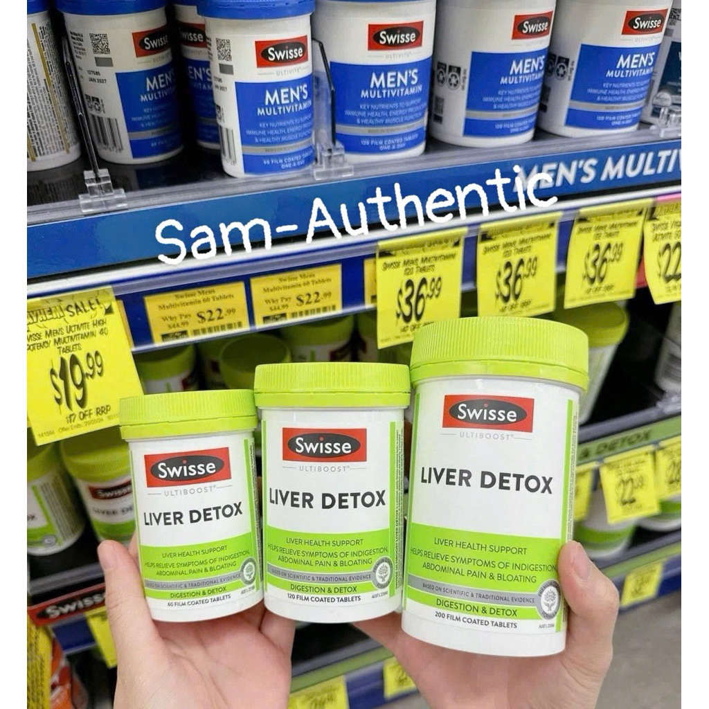 Viên Uống Hỗ Trợ Thải Độc Gan Swisse Liver Detox 200 viên