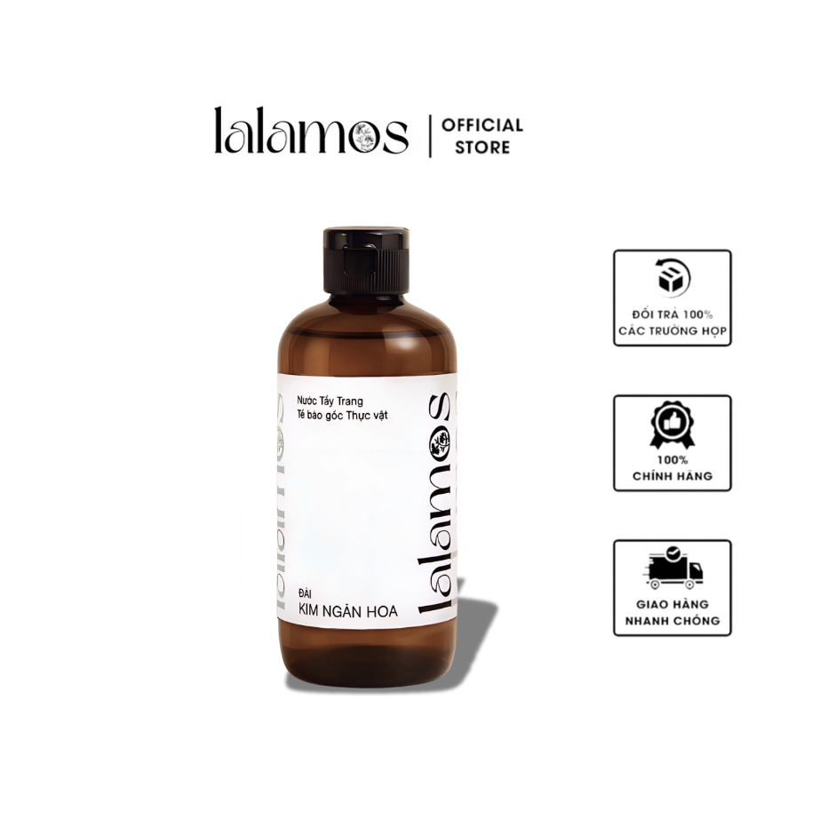 Nước Tẩy Trang Lalamos Đài Kim Ngân Hoa Sạch Sâu 280ml