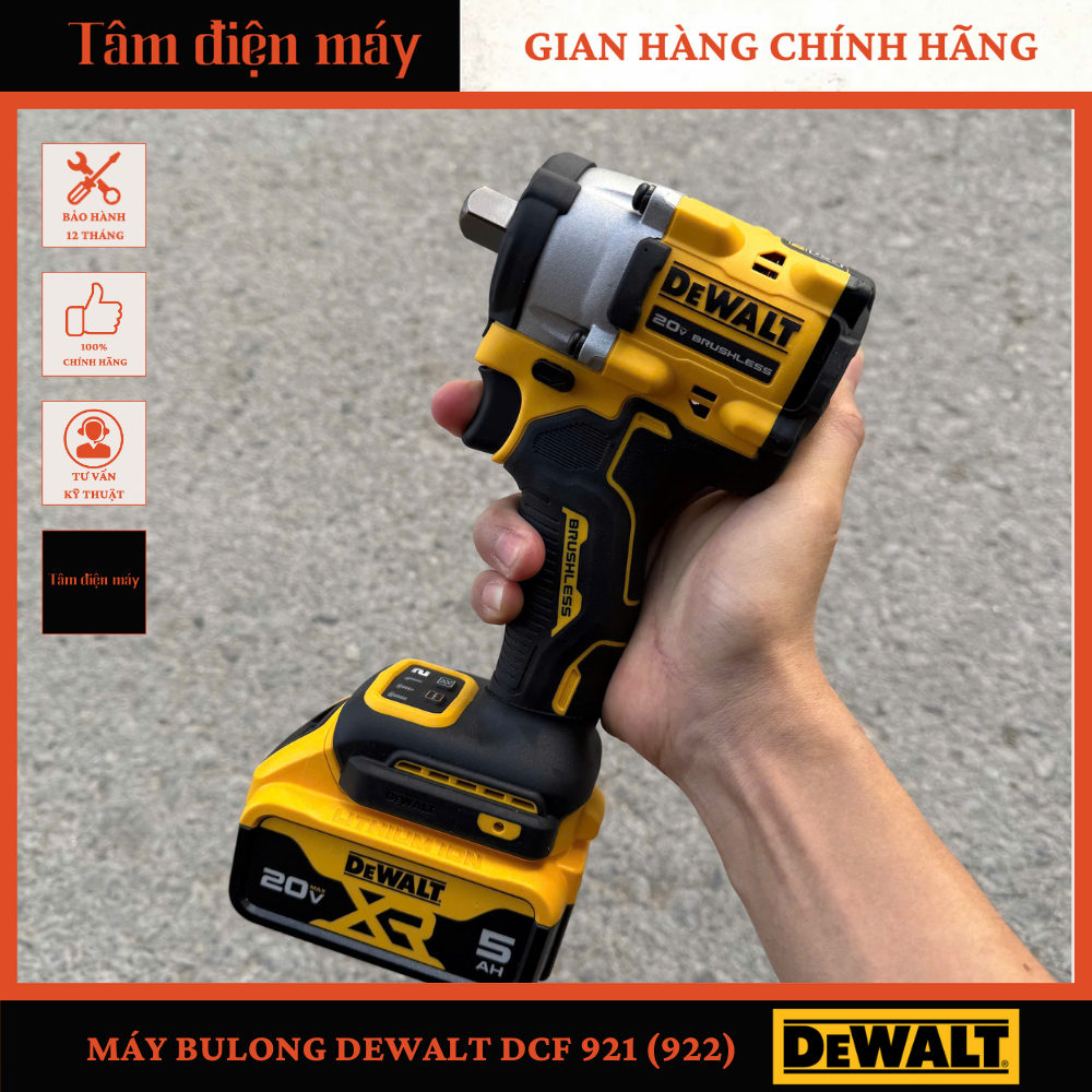 Máy Siết Bulong Dewalt DCF922 (921) [Mã Chính Hãng]