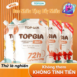   Mua 2L Tặng 2L  Nước Giặt Xả Top Gia 3in1 Túi 2L Hương Lavender Lưu Hương 72h  An Toàn Cho Da 