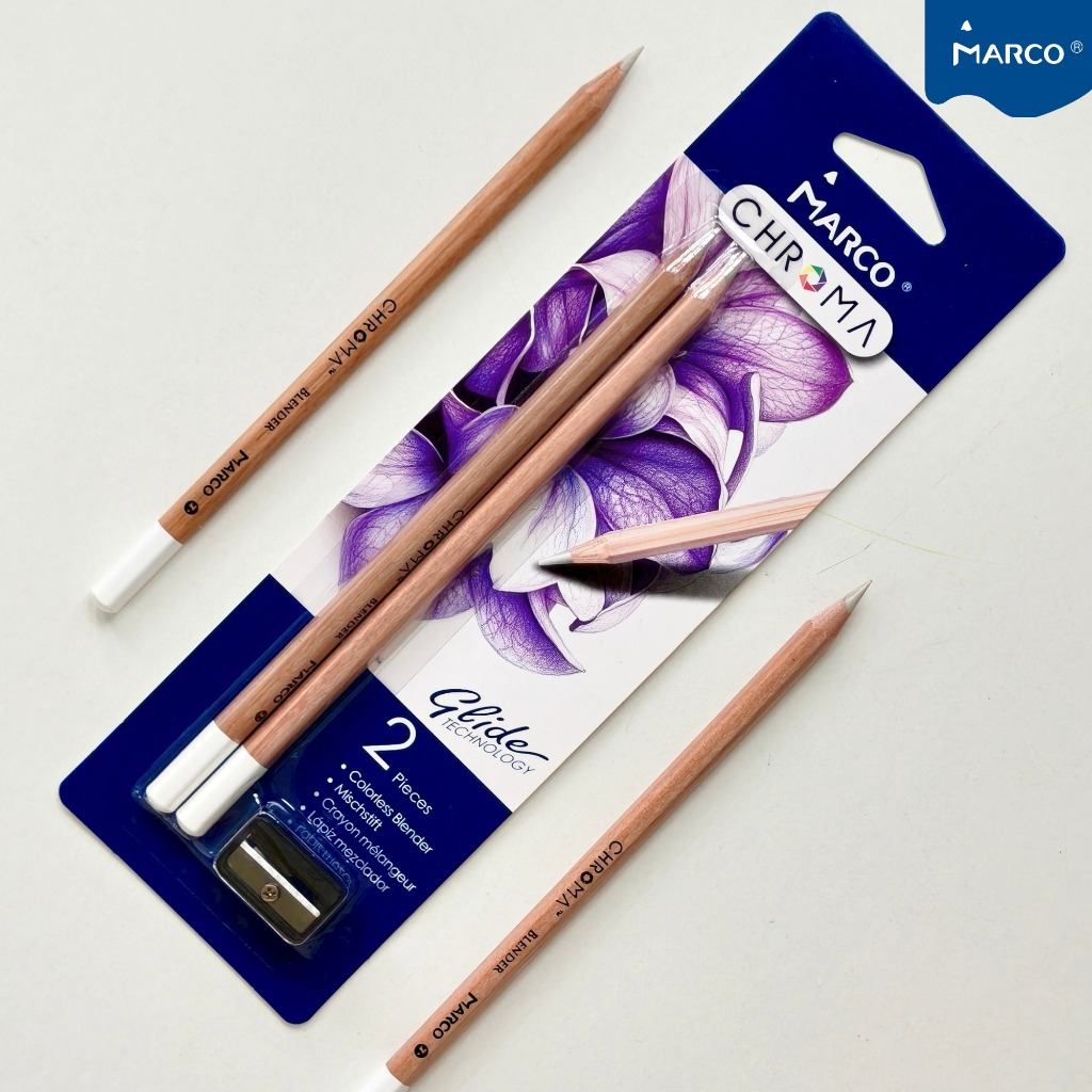 [Marco] Chì Blend Màu Marco Chroma – Hòa Trộn Màu Mượt Mà, Tăng Hiệu Ứng Gradient Cho Tranh (E1030-2