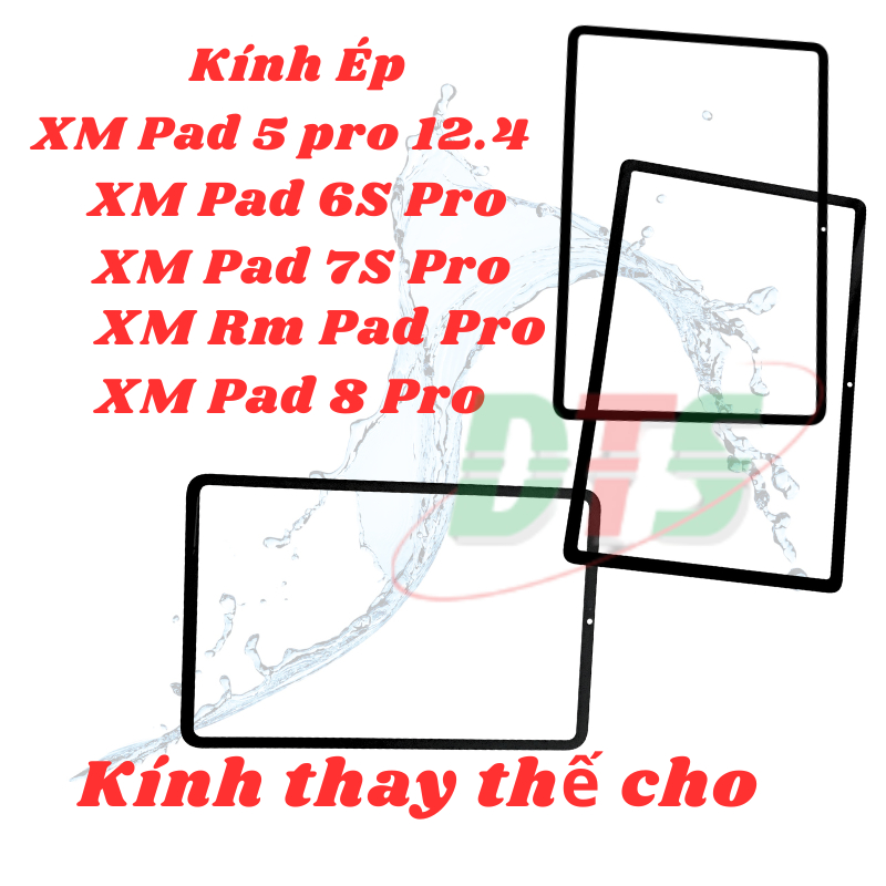 Mặt kính ép cho XM RM Pad Pro | XM Pad 5 Pro 12.4/ Pad 6s Pro/ Pad 7s Pro/ Pad 8 Pro