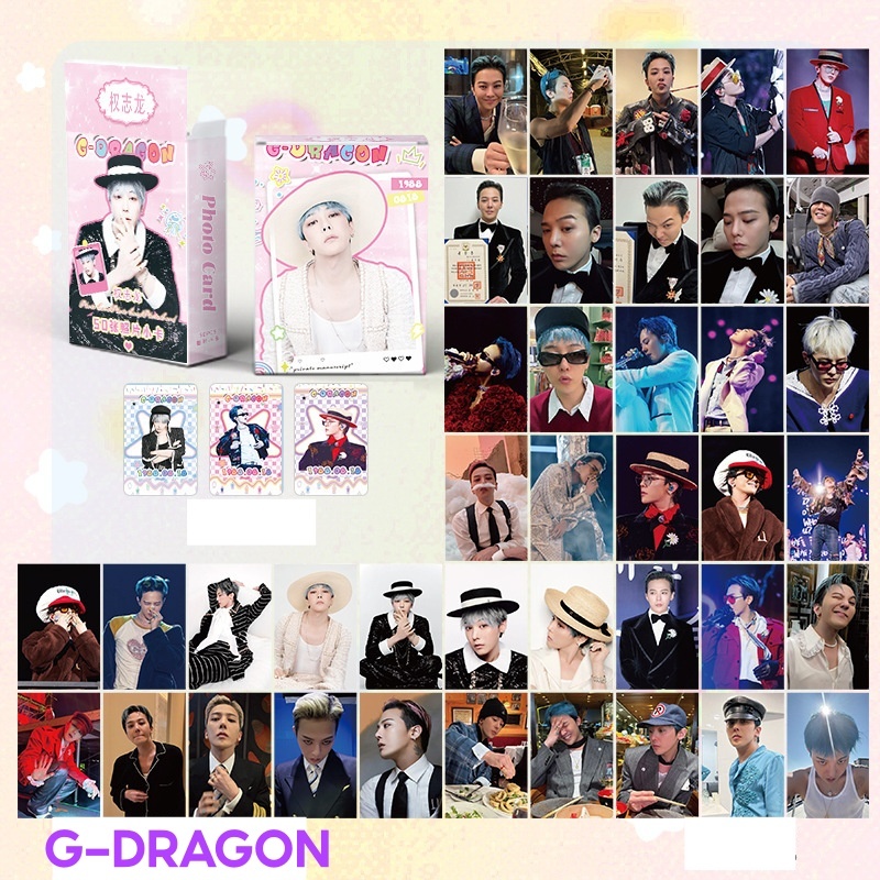 Set 50 photo card unoff Hologram BIGBANG G-DRAGON 2026