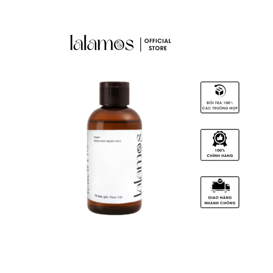 Toner Lalamos Cánh Kim Ngân Hoa 150ml – Dưỡng Ẩm, Se Khít Lỗ Chân Lông