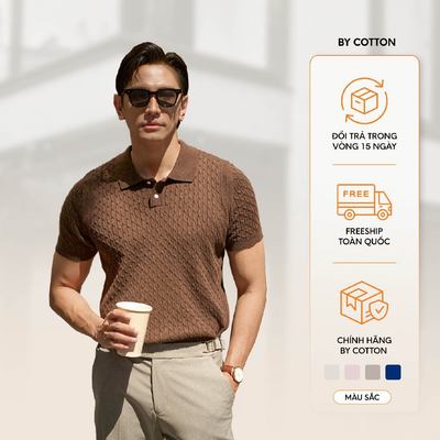 Áo Thun Polo Nam Cao Cấp Dệt Kim Twist Multi Color - Luôn Tặng Hộp Đóng – BY COTTON