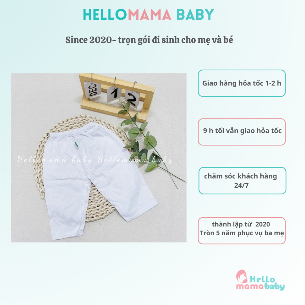 Quần thun mỏng Bosini ( ngắn , dài) cho bé-100% thun cotton rất mềm mại, êm ái với làn da mỏng manh của trẻ.-Hellomama*