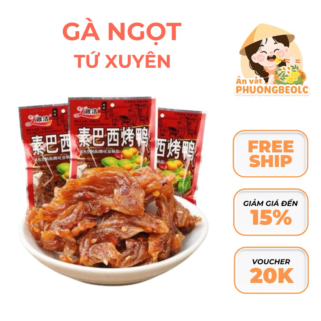 Sẵn bịch gà cay tứ xuyên tuổi thơ ( bịch 60 gói)