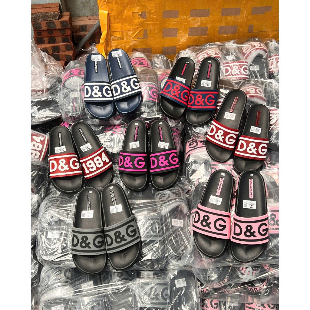 Dép D&G 1984 Nam Nữ Hàng Loại 1 Siêu Đẹp-Dép Quai Ngang D&G 1984 Unisex Thời Trang Dép Hè 2025