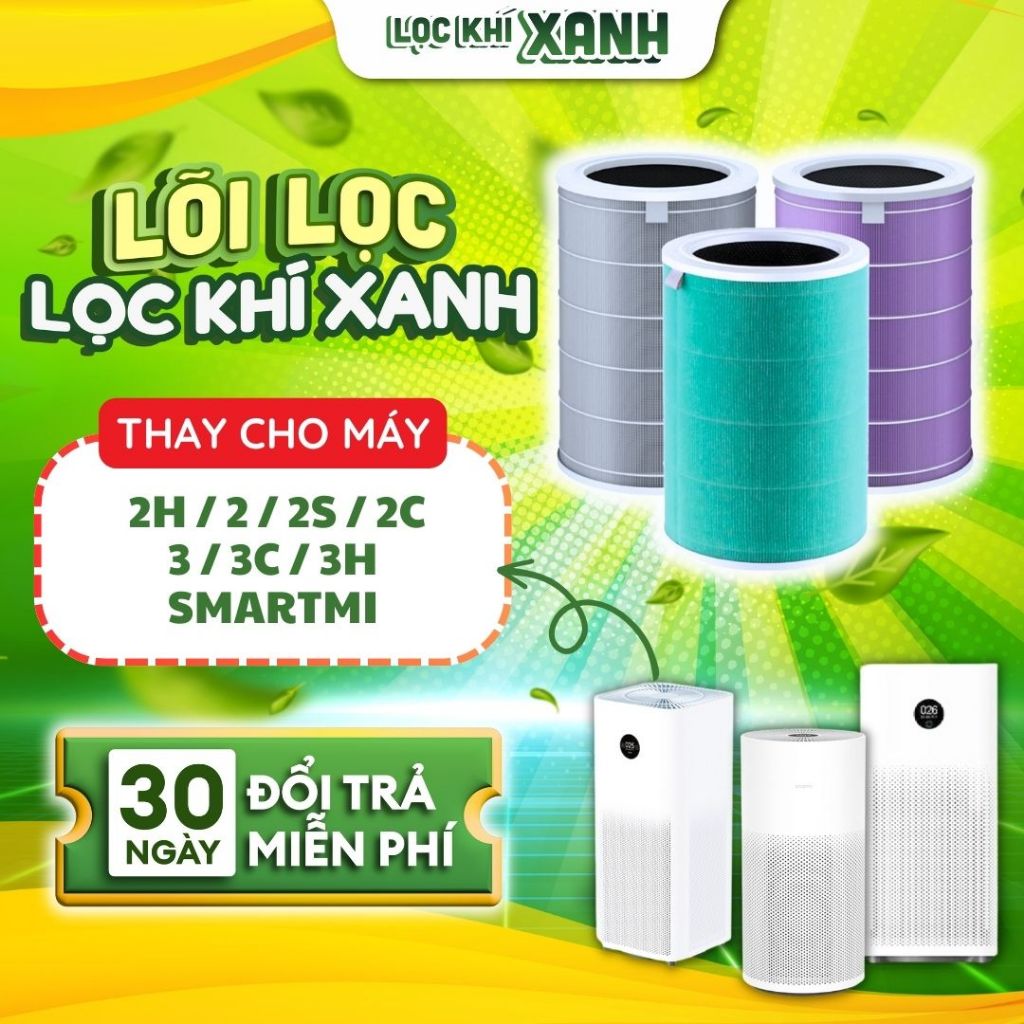 Màng lọc LocKhiXanh® thay thế cho lõi lọc không khí 3H / 3C / 4 LITE / 4 Compact / Pro