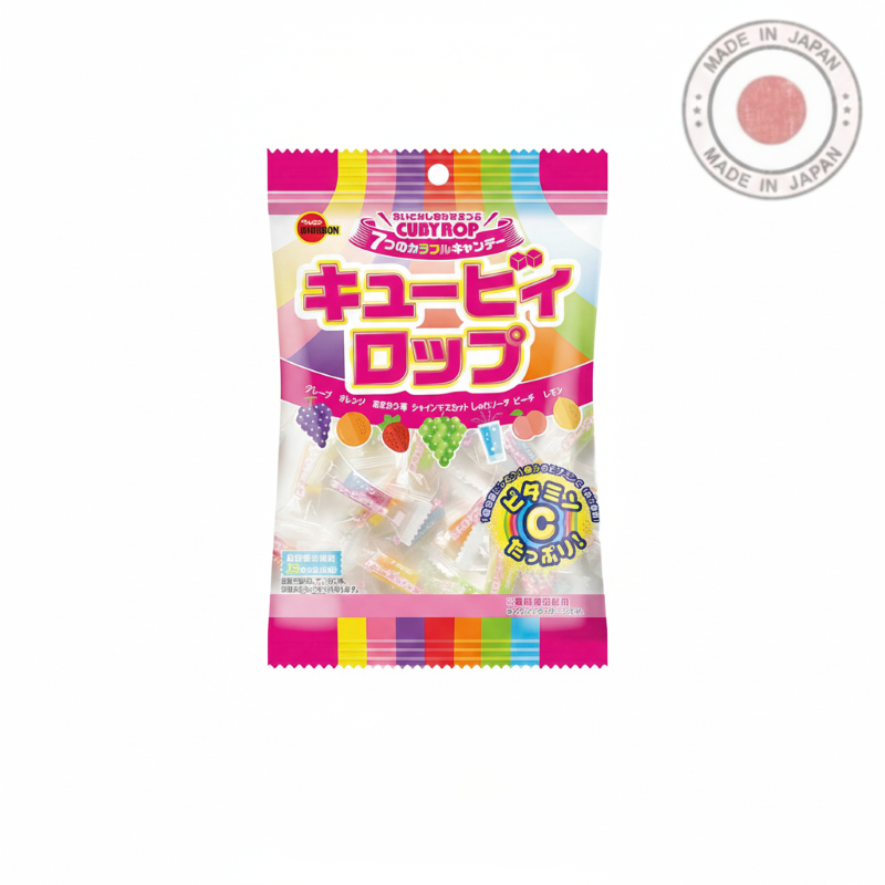 Kẹo Trái Cây Nhật Bản Bourbon Cubyrop - 7 Vị - Bổ Sung Vitamin C