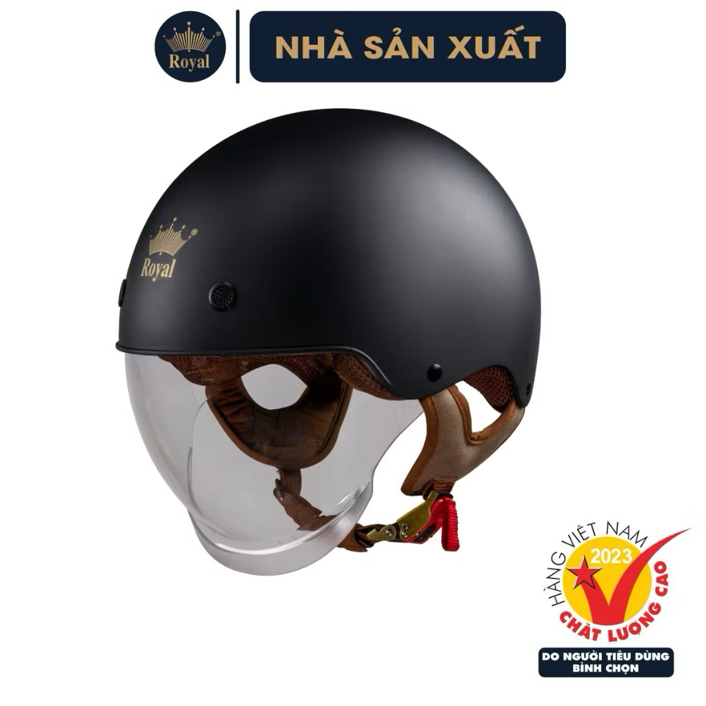 [Nón mới 100%] Royal M239 chính hãng, mũ bảo hiểm M239 nửa đầu bảo hành 1 năm.