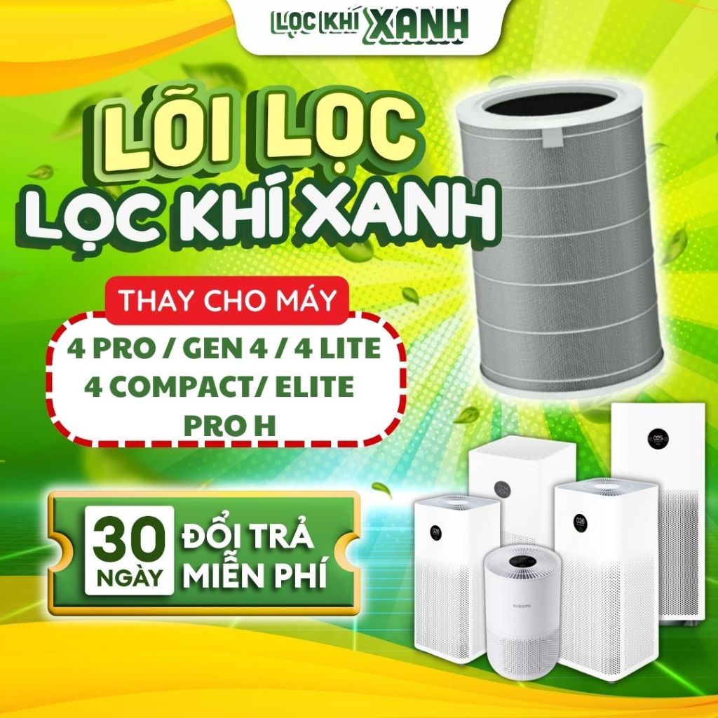 Lõi lọc LocKhiXanh® thay cho máy lọc không khí Smart Air Purifier 4 Lite