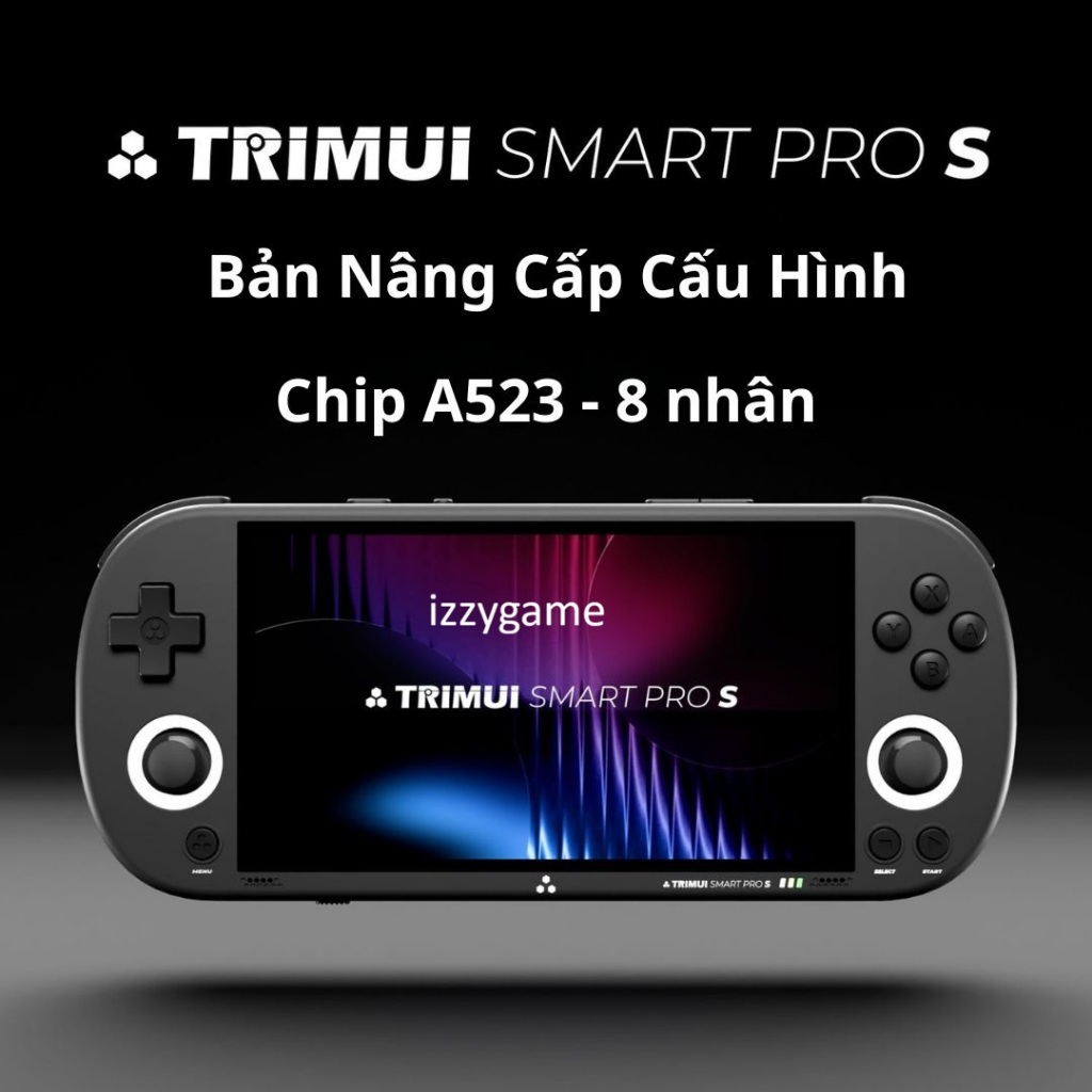 Trimui Smart Pro S bản nâng cấp cấu hình lên chip 8 nhân cho khả năng chơi game psp tốt hơn nữa. | i