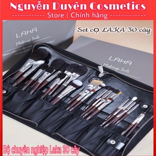  LAKA 30 CÂY -BỘ CỌ MAKEUP CHUYÊN NGHIỆP chất lông thú mềm mượt sử dụng trong makeup 