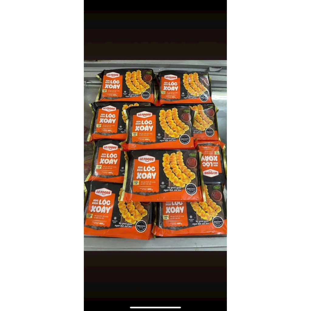 xúc xích lốc xoáy lc foods