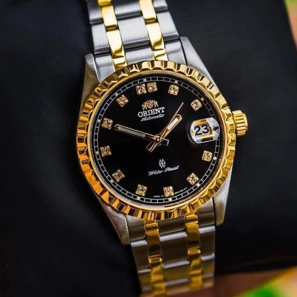 Đồng hồ nam nữ dây thép Orient Automatic Oyster SER1P007B0